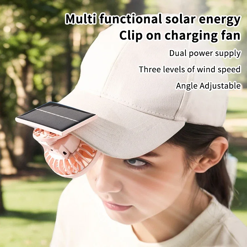 Renewable Energy Fan - Ventilatore a clip ad energia solare,