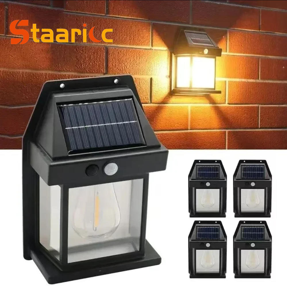 Solar Street Light Led - Lampada Solare da Parete per Esterni