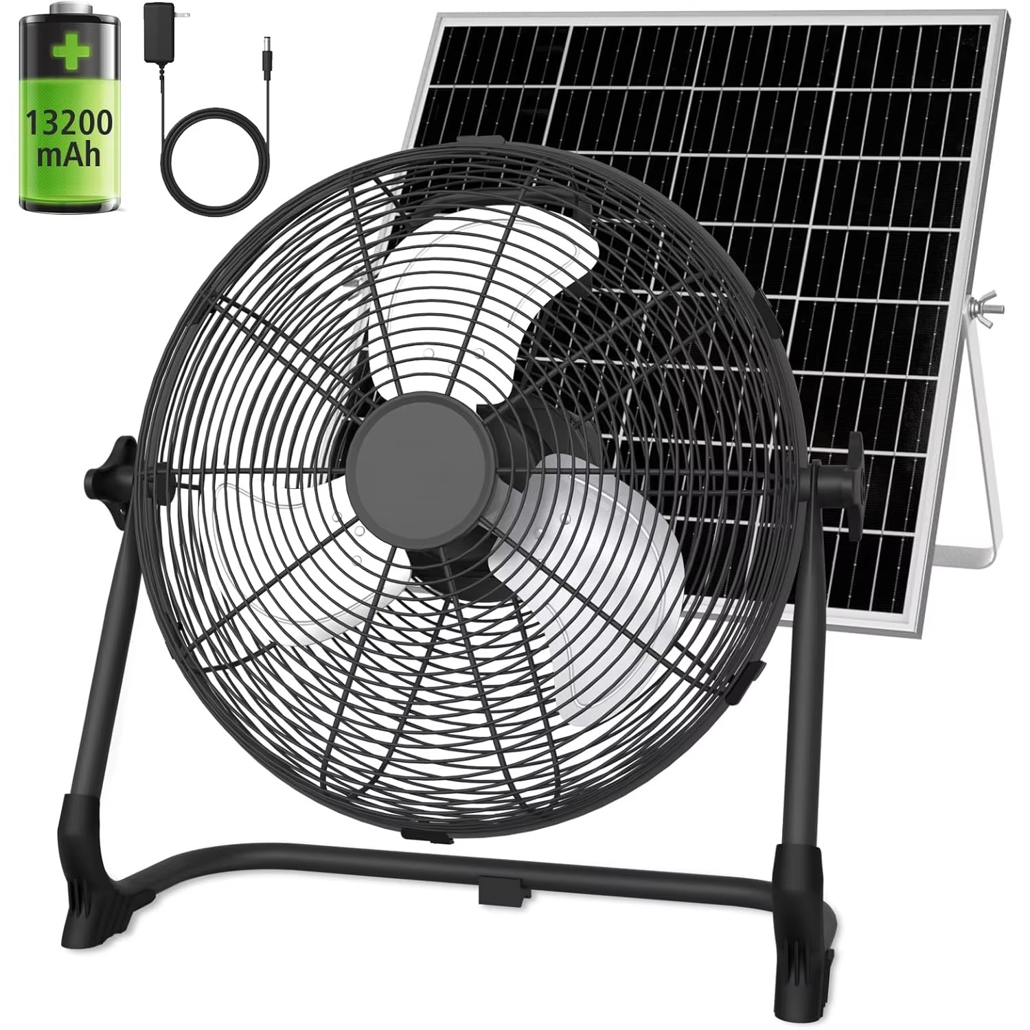 Renewable Energy Fan - Ventilatore da Terra Solare Portatile da
