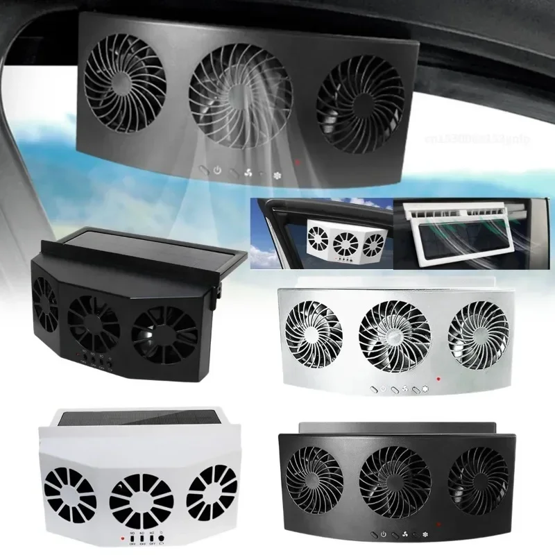 Renewable Energy Fan - Ventilatore per Auto a 3 Teste,