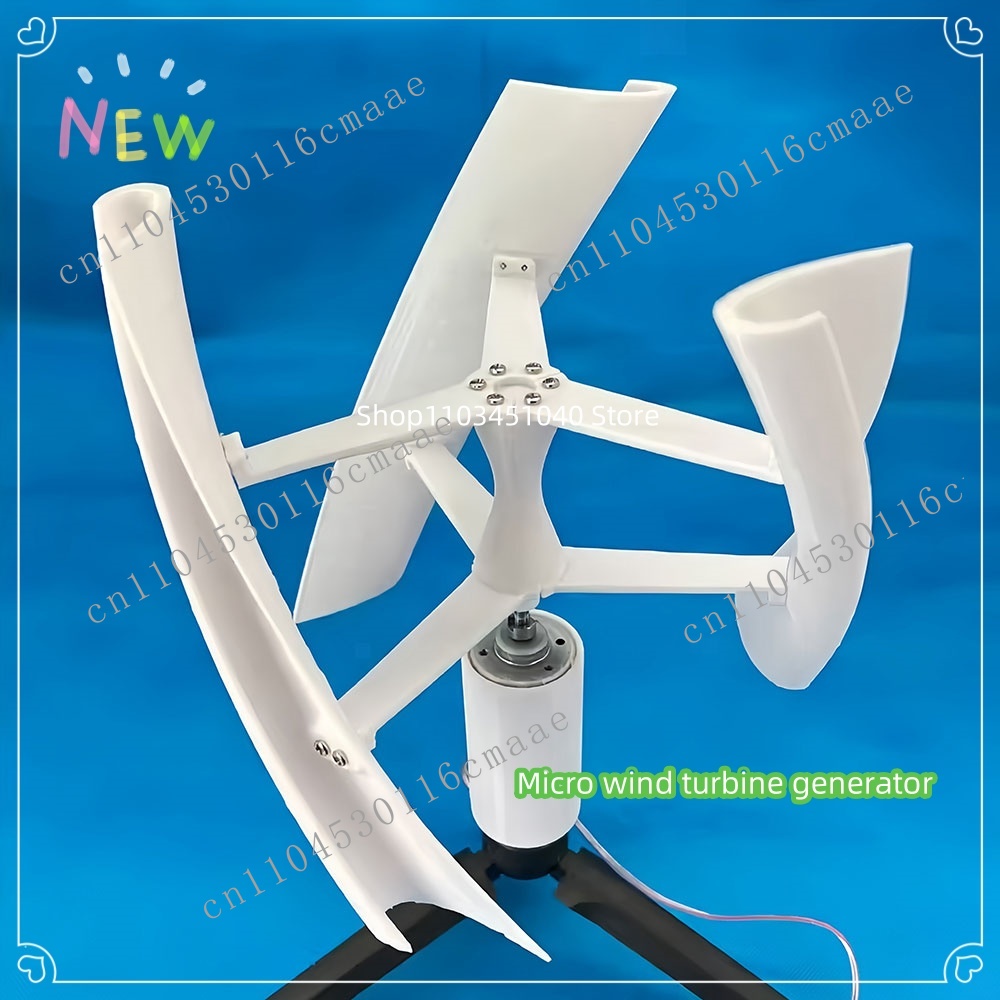 Mini Wind Turbine Vertical - Nuovo FAI DA TE Turbina Eolica