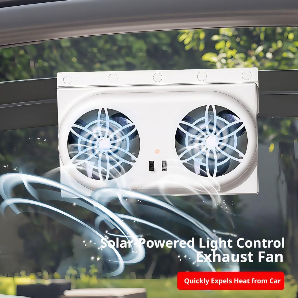 Ventilatore Solare Doppio per  - Renewable Energy Fan recensione e prezzo
