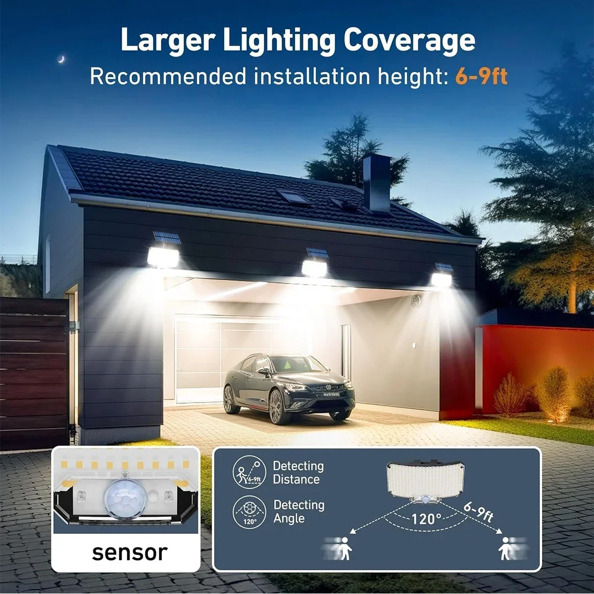 Luce solare super luminosa a 2 - Solar Street Light Led recensione e prezzo