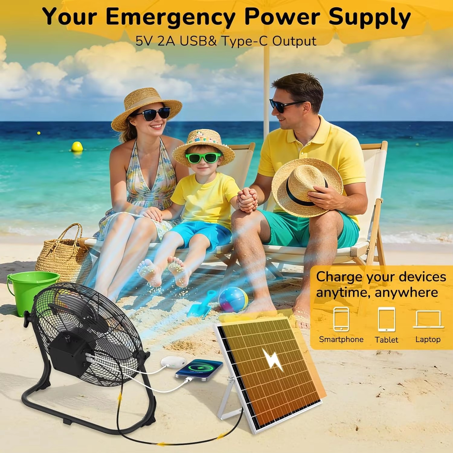 Ventilatore da Terra Solare Po - Renewable Energy Fan recensione e prezzo