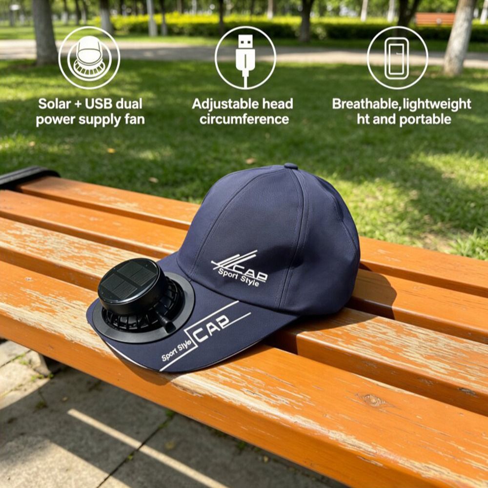 Cappello Solare Traspirante al - Renewable Energy Fan recensione e prezzo